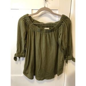 Abercrombie XS offshoulder army green